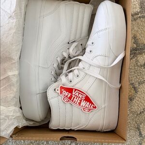 Vans White High-Top Sneakers